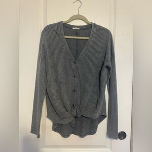 Mystree ribbed knot shirt